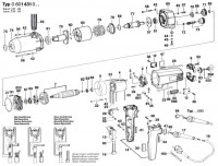 Bosch 0 601 431 003  Impact Wrench 220 V / Eu Spare Parts